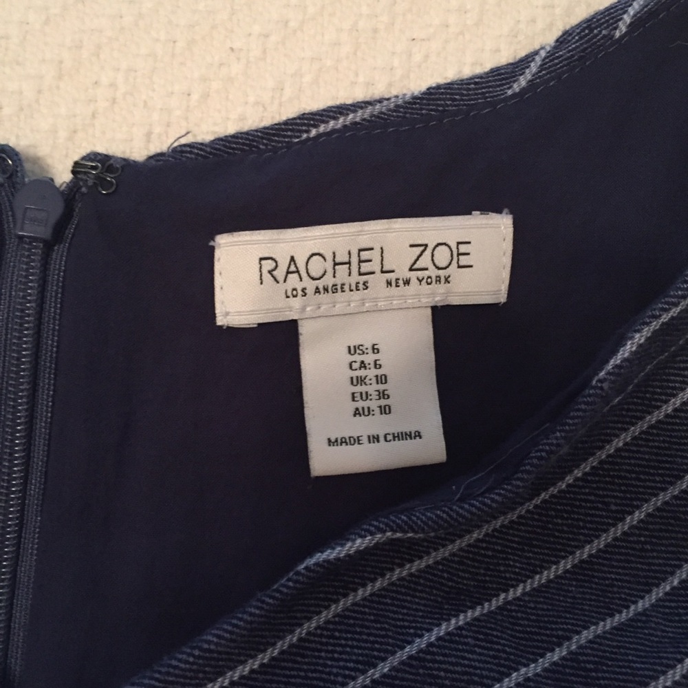 Rachel Zoe Linen Chambray Jumpsuit. size 6 - Picture 11 of 11